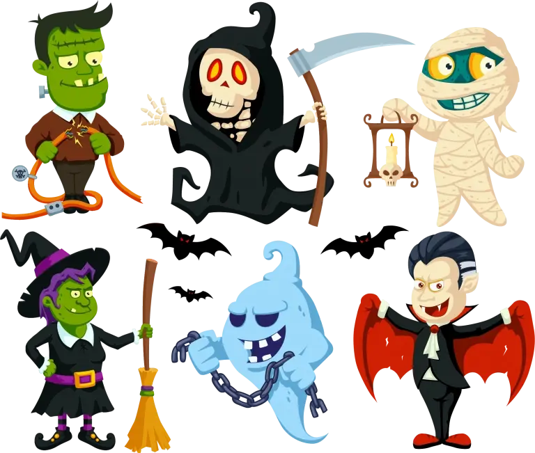 00 personajes halloween 768x651