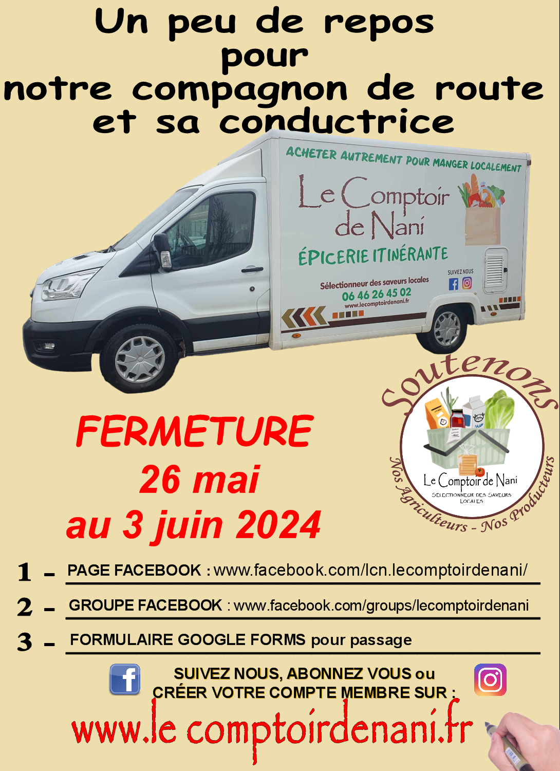 Affiche conges