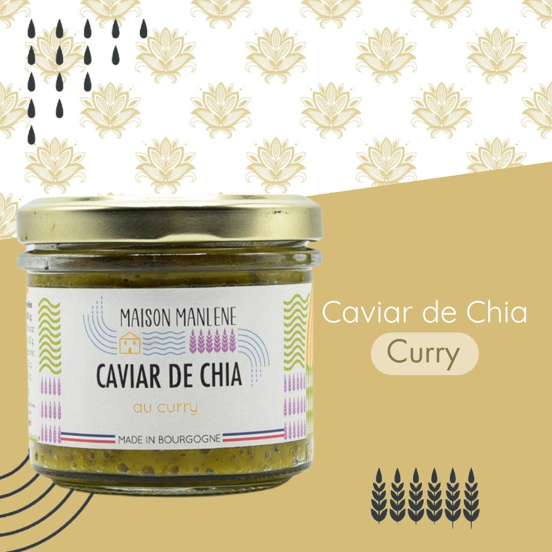 Caviar de chia curry